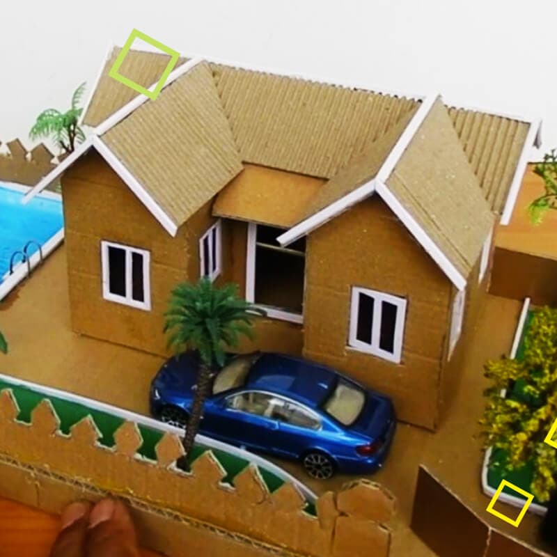 cardboard house 104