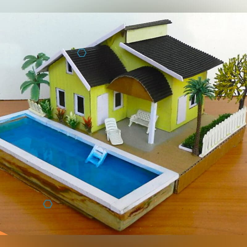 cardboard house 105