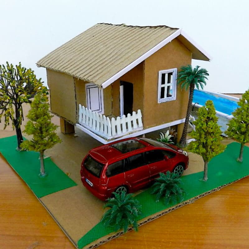 cardboard house 106