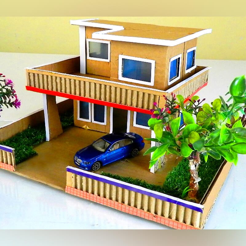 cardboard house 37