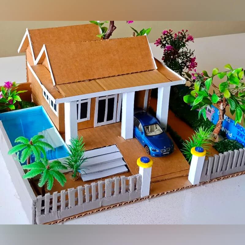 cardboard house 38