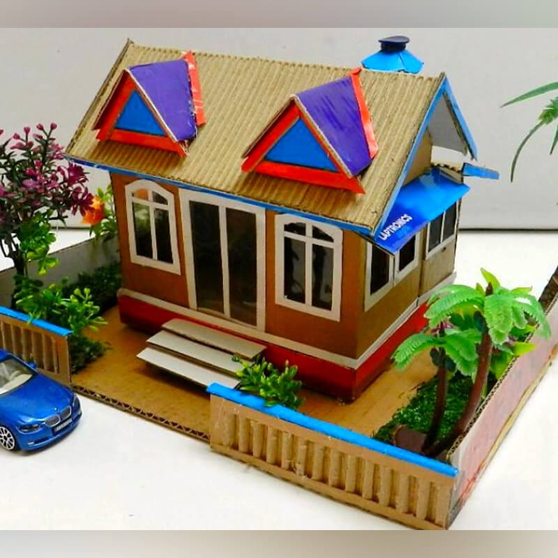 cardboard house 45