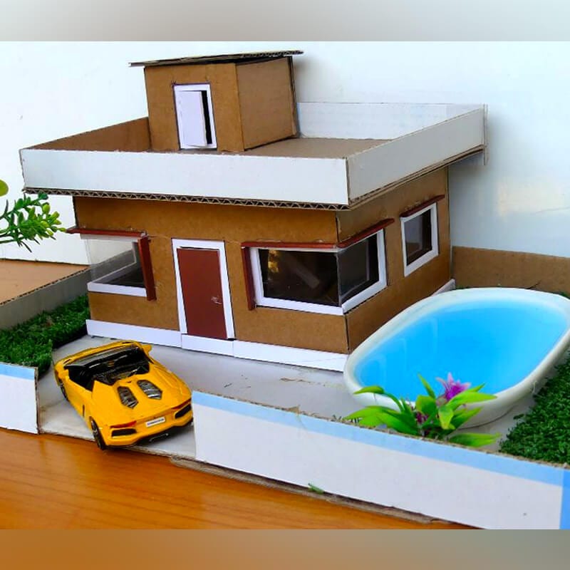 cardboard house 49