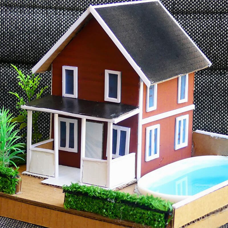 cardboard house 50