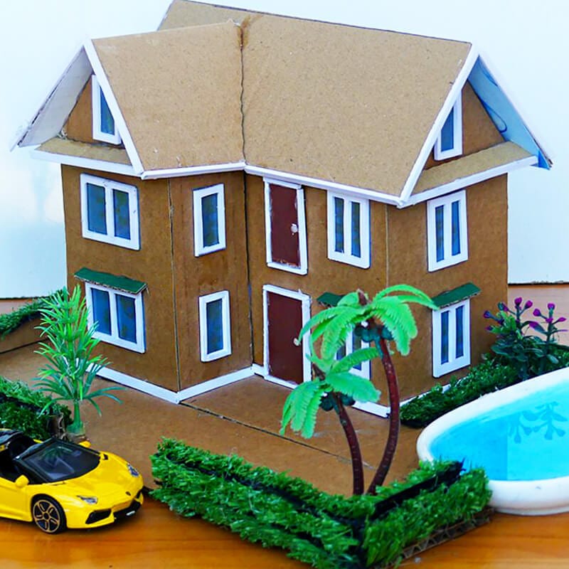 cardboard house 51