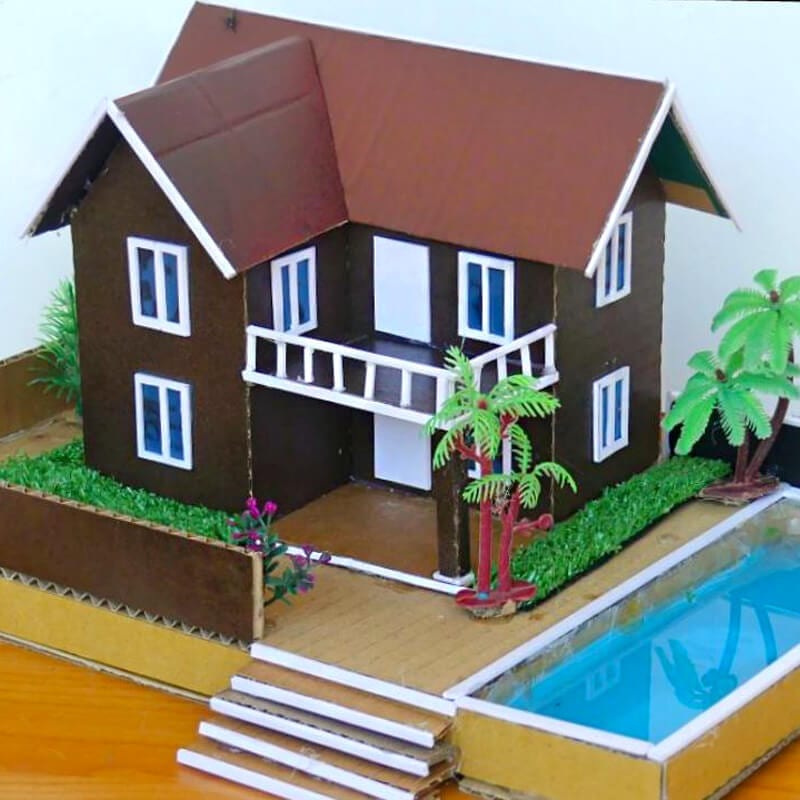 cardboard house 52