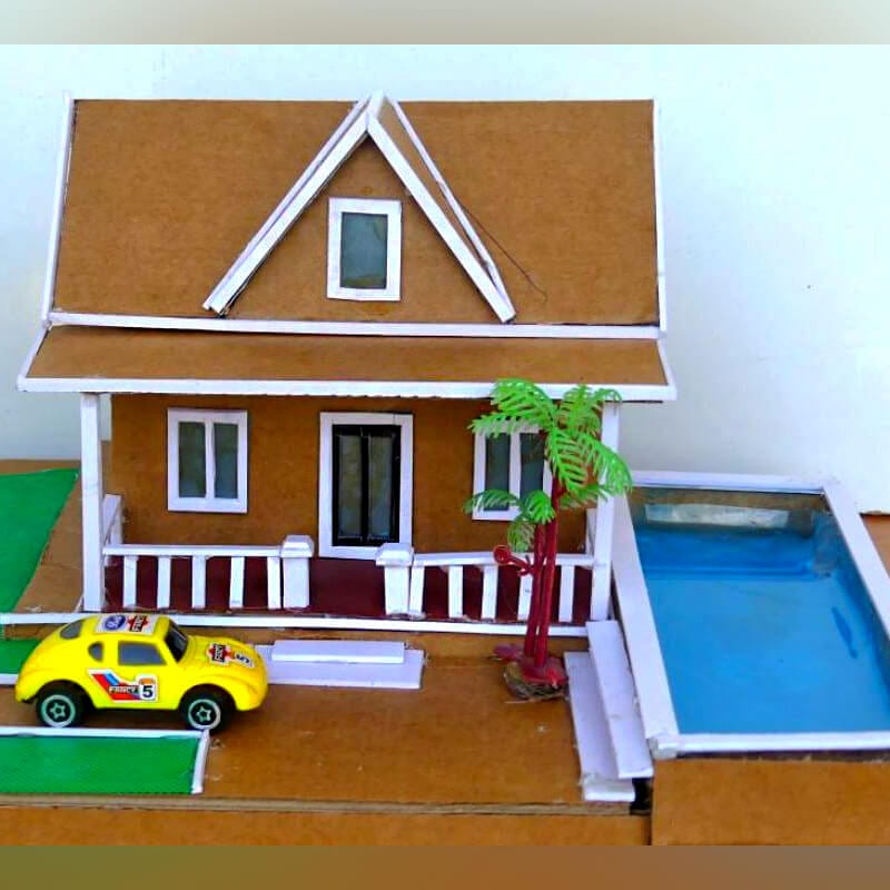 cardboard house 55