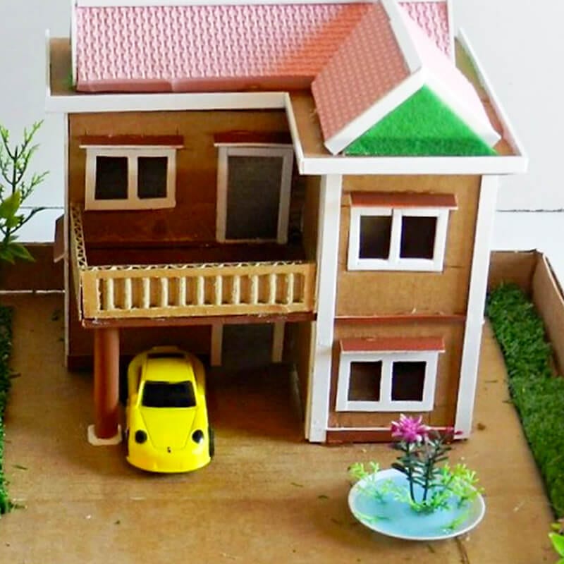 cardboard house 60