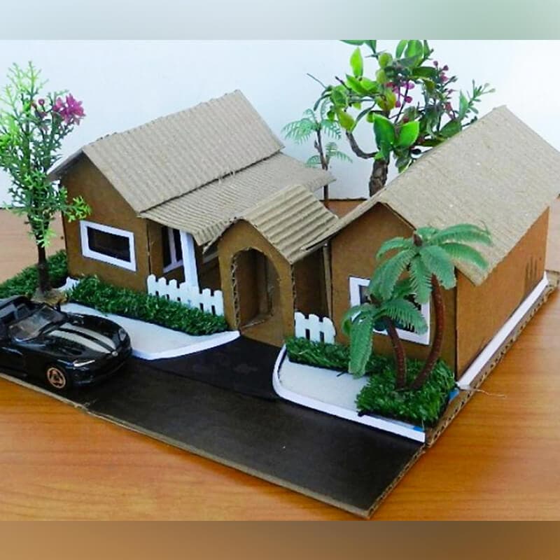 cardboard house 73