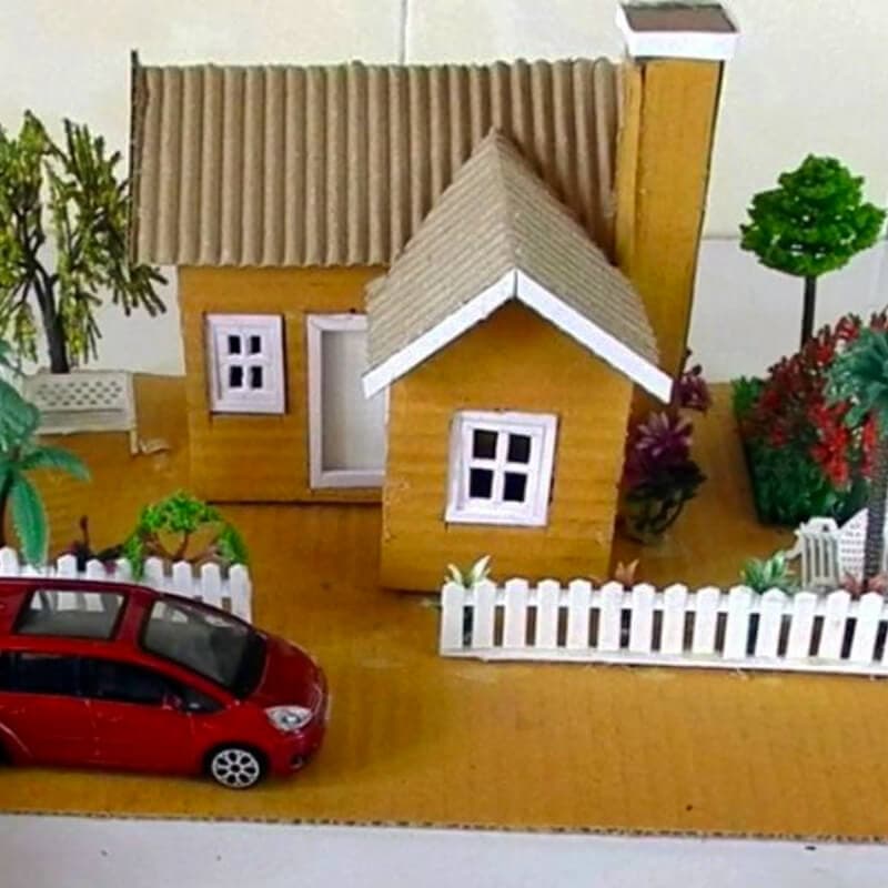 cardboard house 81