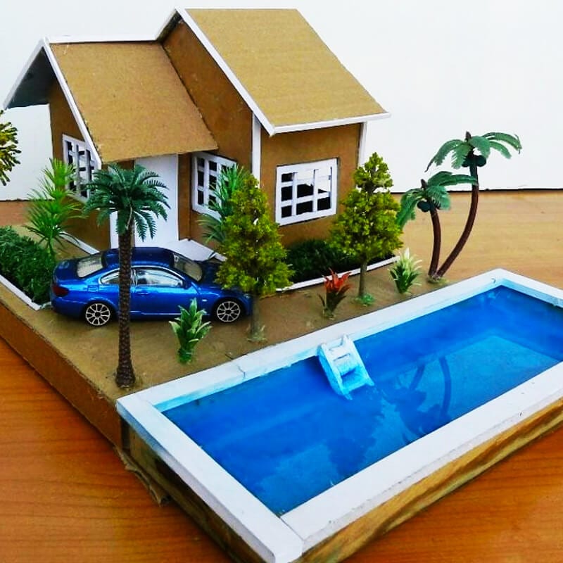 cardboard house 90