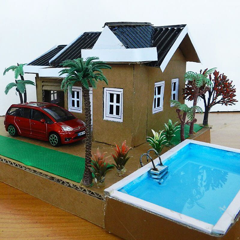 cardboard house 92
