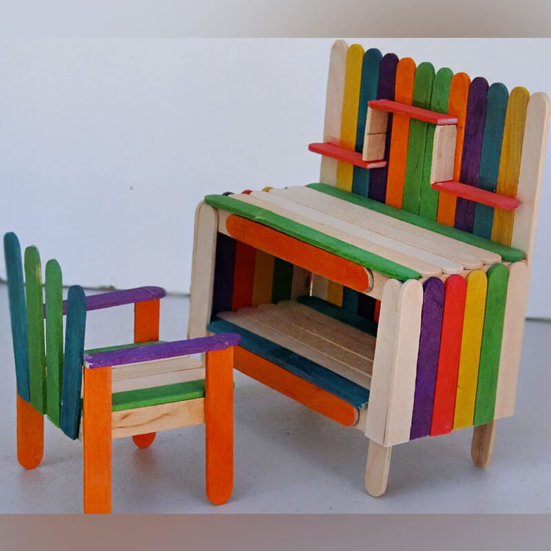 popsicle stick chair and desk 10