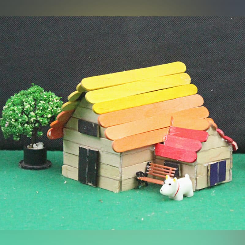 popsicle stick house 25