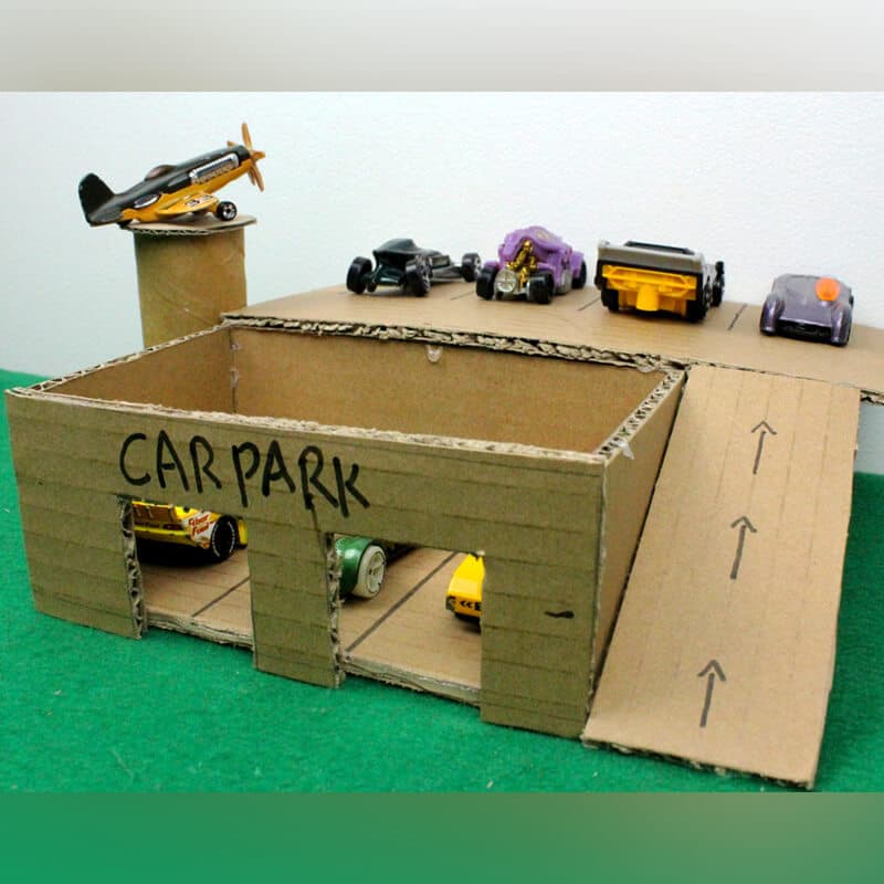 13 cardboard car park 20