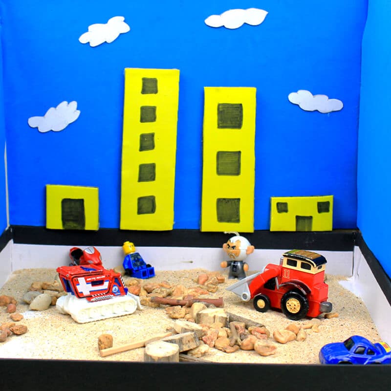 15 cardboard building 19