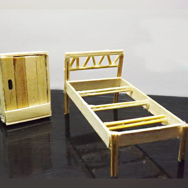 26 wooden bed 24
