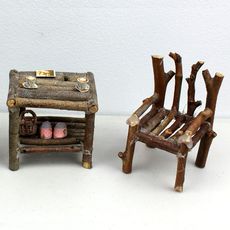 3 wooden chair table 19
