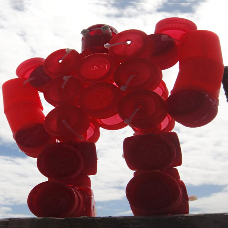 8 plastic bottle robot 7