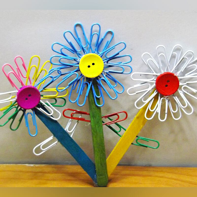 paper clip flower 15