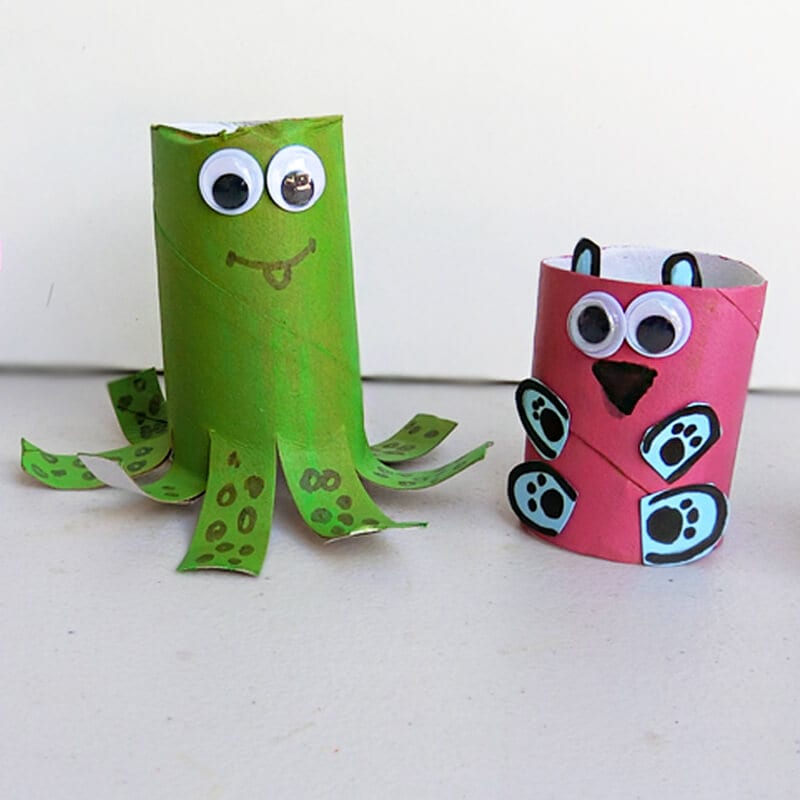 paper roll animal kid 20