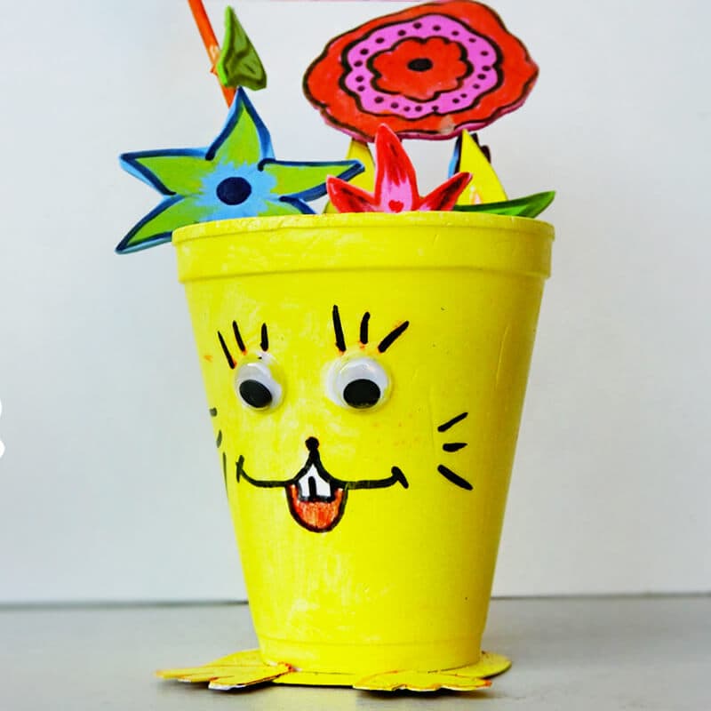 plastic cup bunny 23