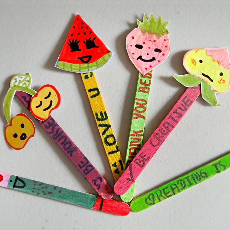 popsicle stick bookmark 25
