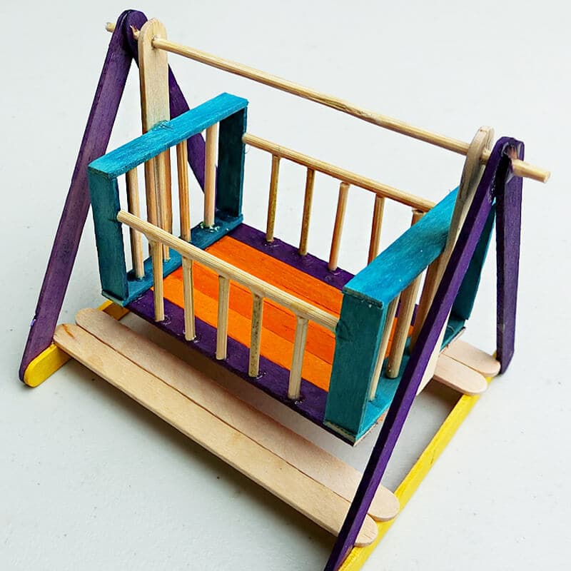 popsicle stick cradle 5