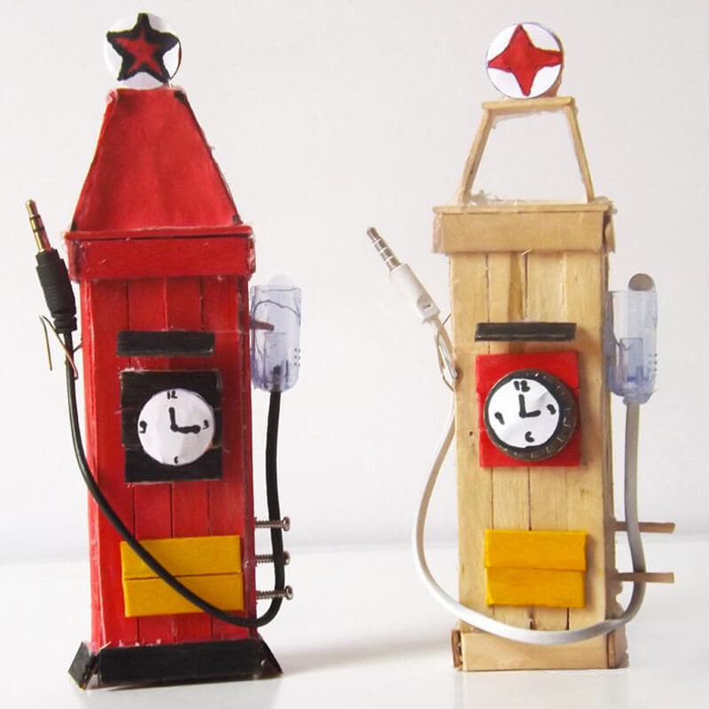 popsicle stick gas pump 10