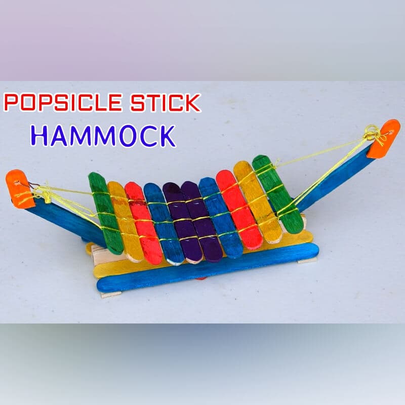 popsicle stick hammock 11