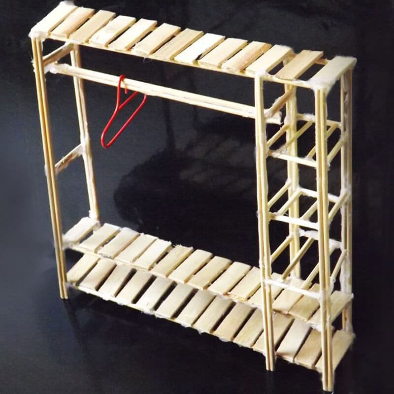 popsicle stick shelf 24