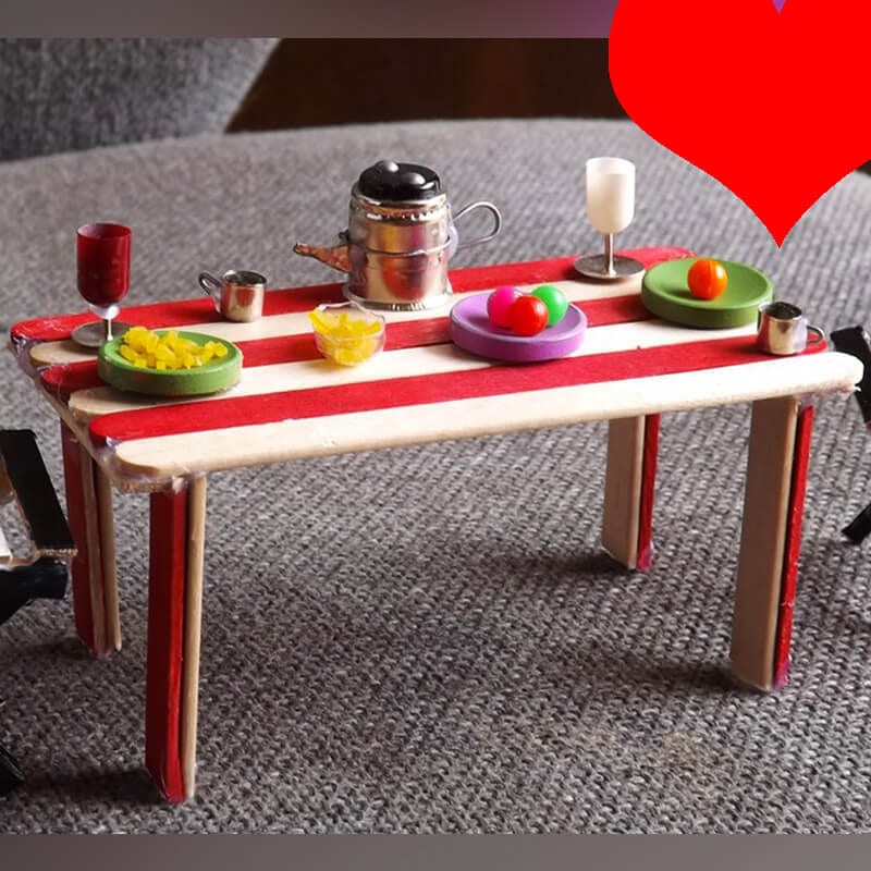 popsicle stick table 20