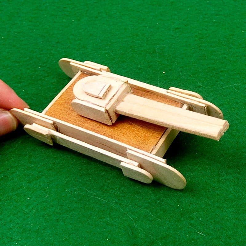 popsicle stick tank toy 29