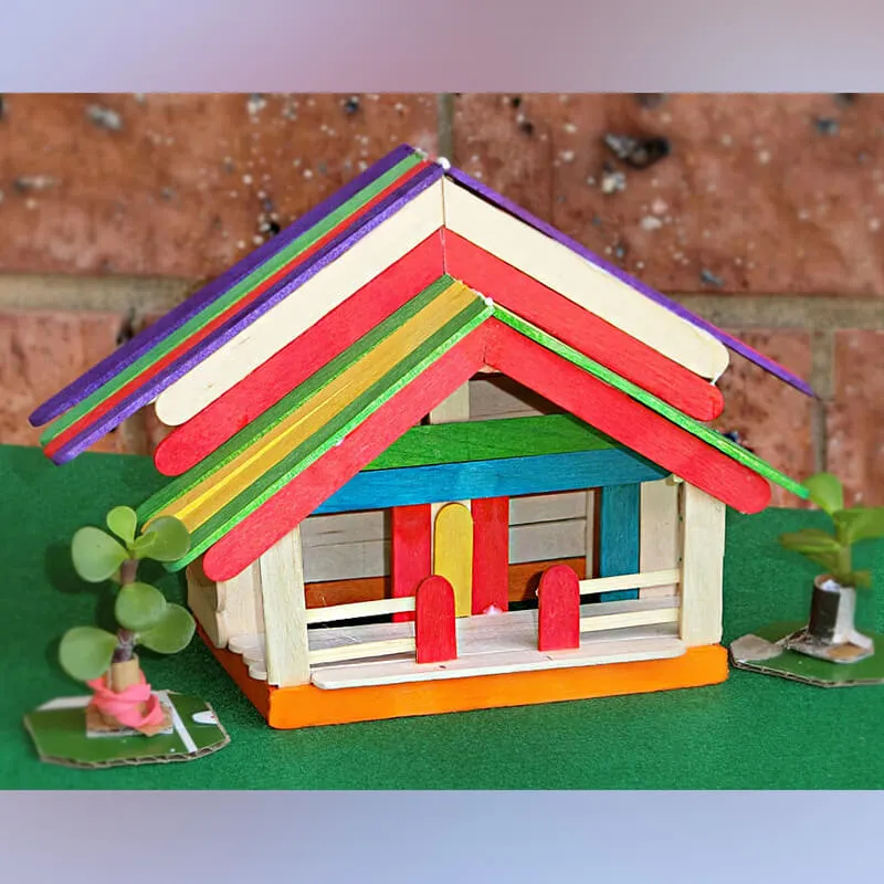 amazing popsicle stick house 8