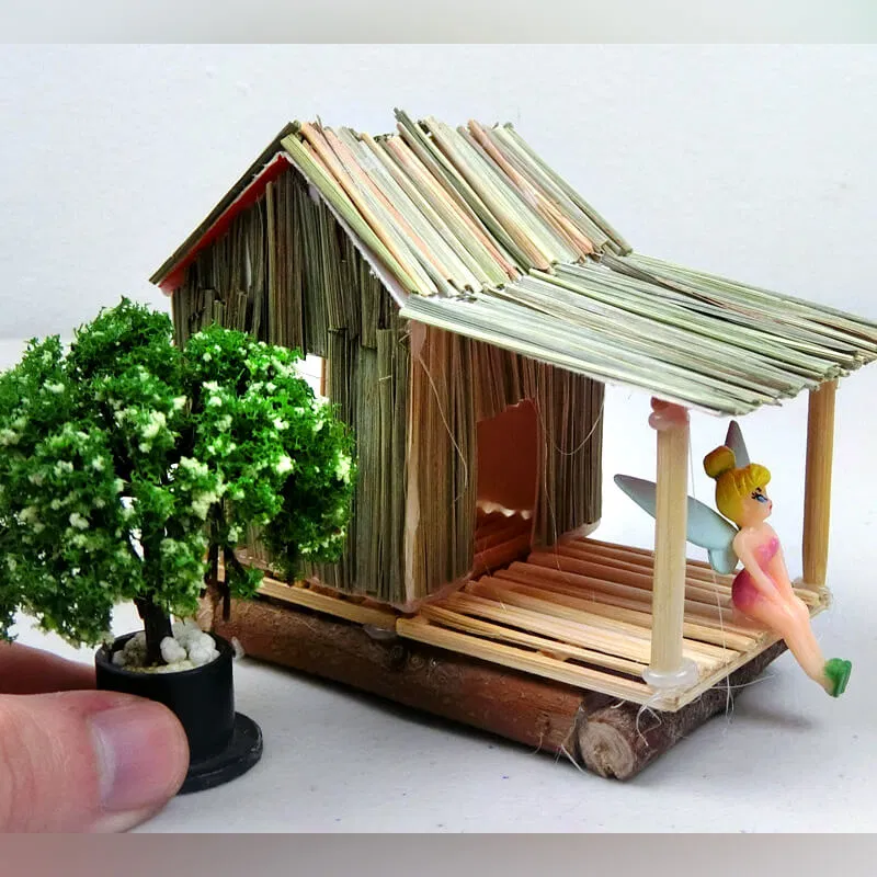 12 fairy straw house 4