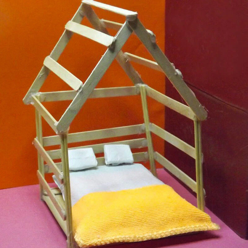 20 popsicle stick bed 14