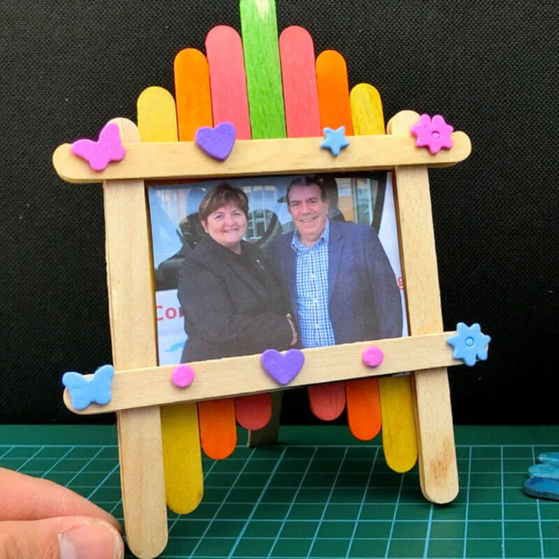 25 popsicles tick photo frame 25