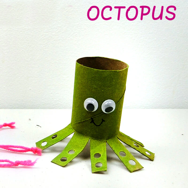 paper roll octopus 24