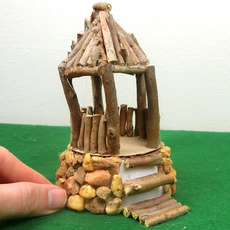 wooden fairy house 32